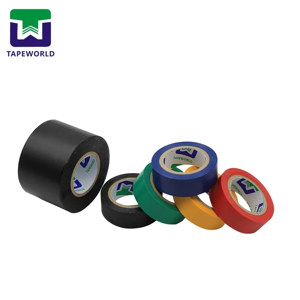 Colorful PVC Electrical Insulator Tape Professional Manufacturer Flame Retardant Insulated Electrical PVC Tape