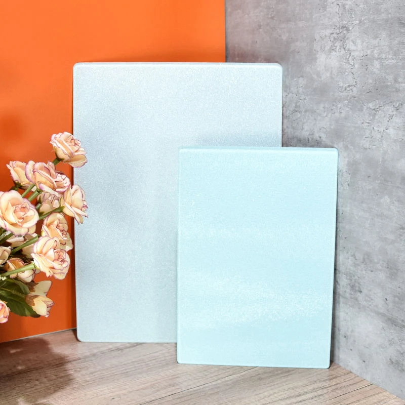 Function White Blank Sublimation Clear Glass Cutting Board For Sale
