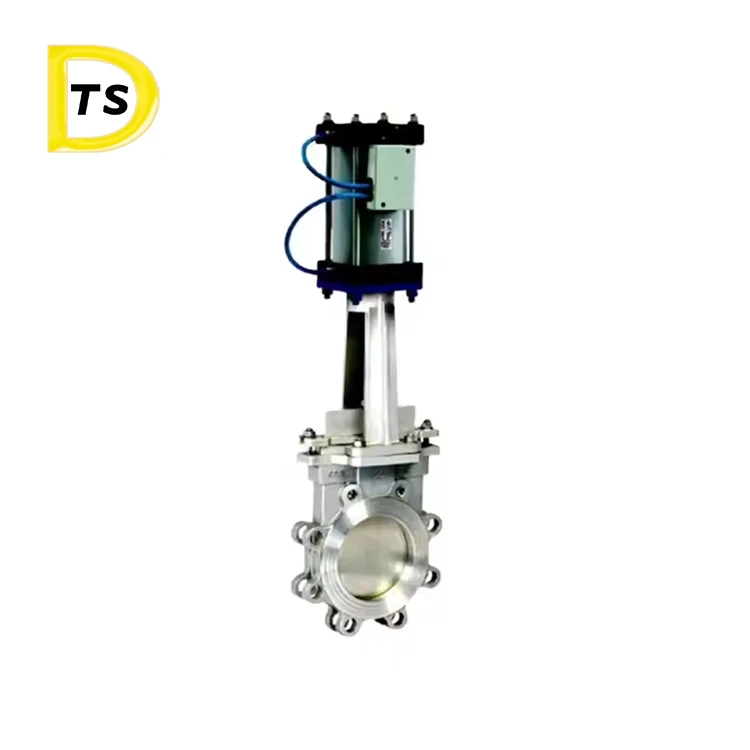 Stainless steel flange pneumatic knife gate valve pneumatic knife gate valve