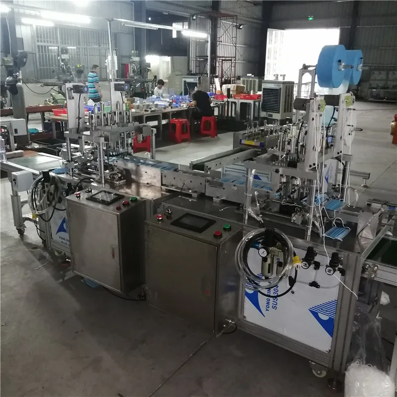 
flat facemask folding Masks making machine,ear loop welding machines 