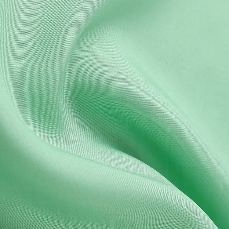 High Quality Eco-friendly Plain Woven Solid Dyed 100% Lyocell Bamboo Fabric For Dress