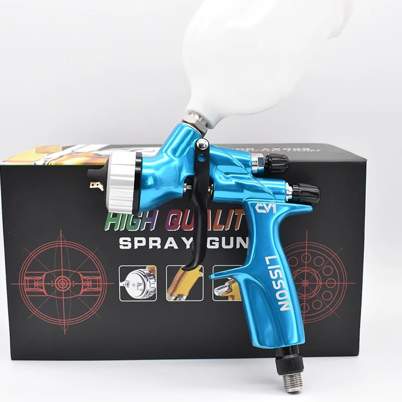 Hot Selling High-End Quality CV1 Spray Gun 1.3mm HVLP High Atomization Spraying Automobile Paint