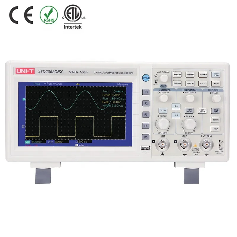 The New Interface Style DSO Menu Available Digital Storage Oscilloscope