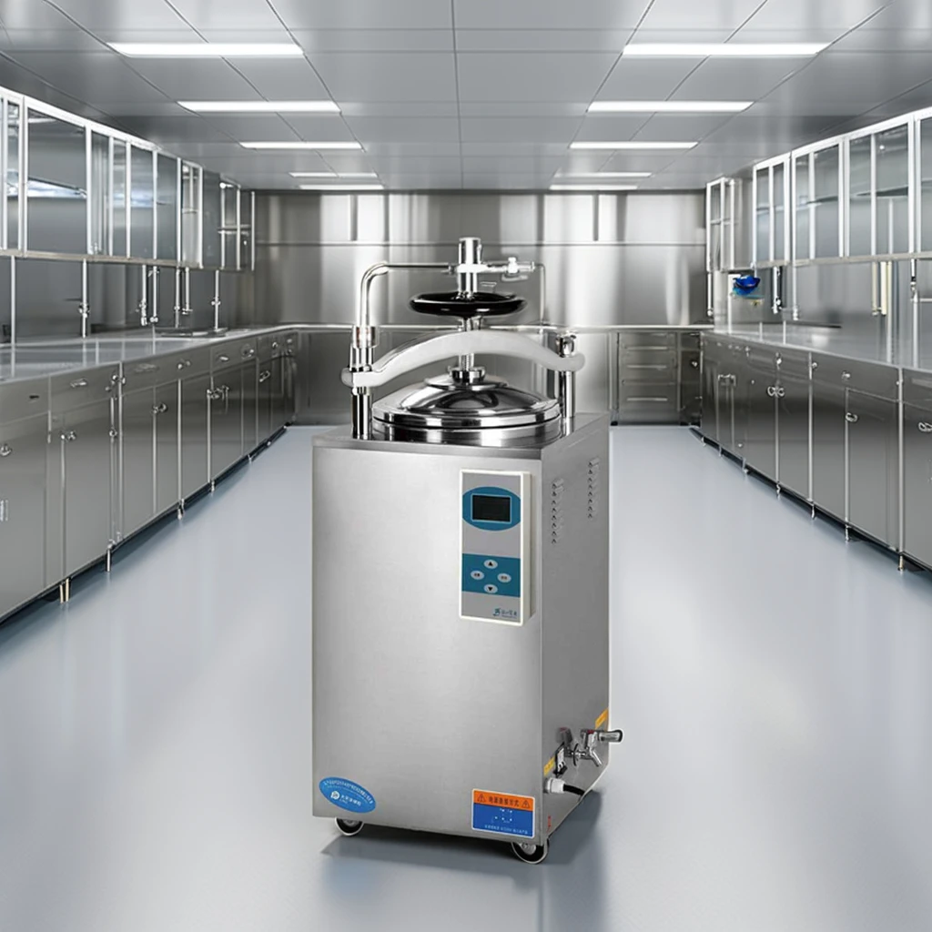 150L Vertical bottle cleaning machine portable high pressure steam sterilizer autoclaves for Hospital Laboratory Clinic
