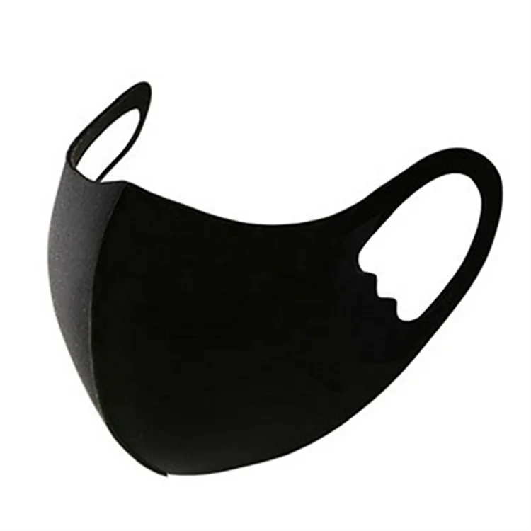 Оптовая продажа от производителя, быстрая доставка тканевых масок для лица для взрослых мужчин и женщин, черная многоразовая маска