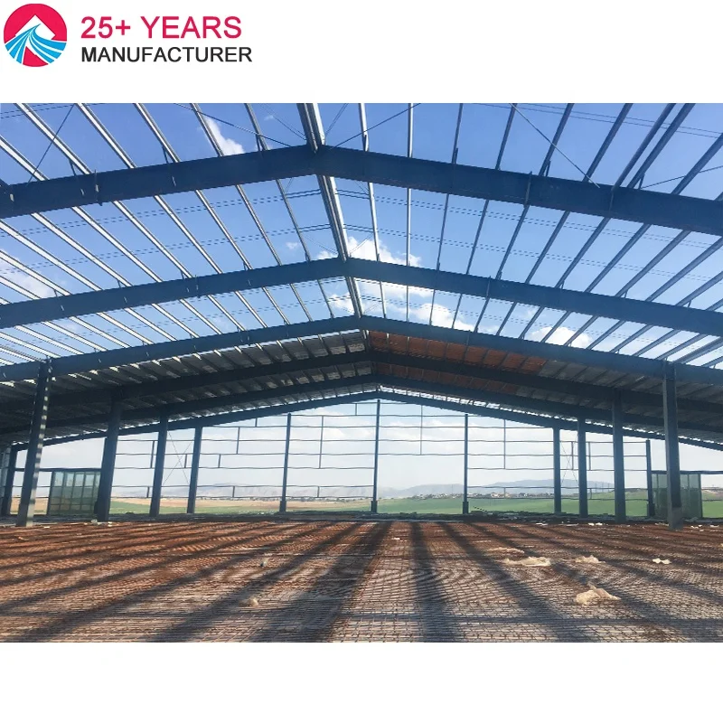Prefabricated Warehouse Used Structural Steel Workshop Hangar Shed Prefab House Steel Structure Building