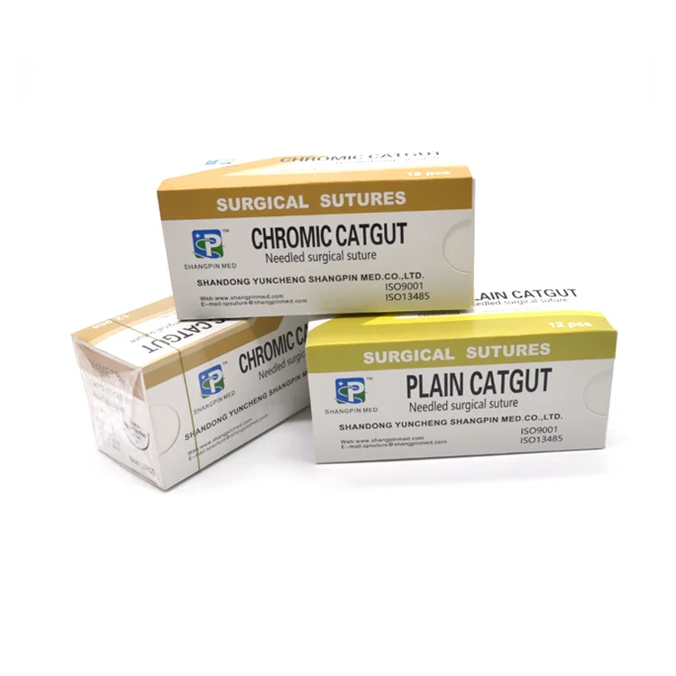 CE ISO Approved manufacturer PGA/PGLA/PDO/Chromic catgut surgical suture