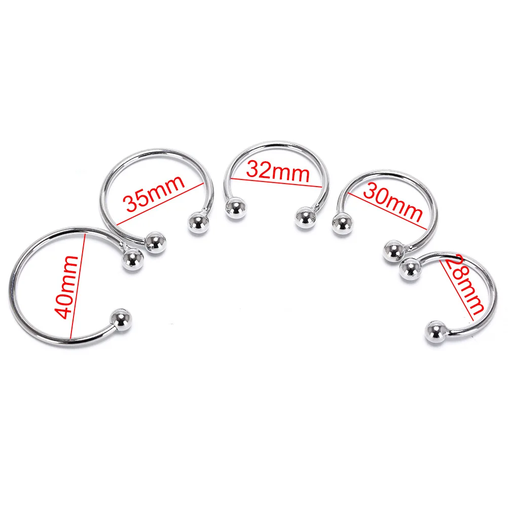 Penis Ring Stainless Rings Head Glan Stimulating Adult Products Male Sex Toys Metal Ring Sex Toys for Men Delay Ejaculation
