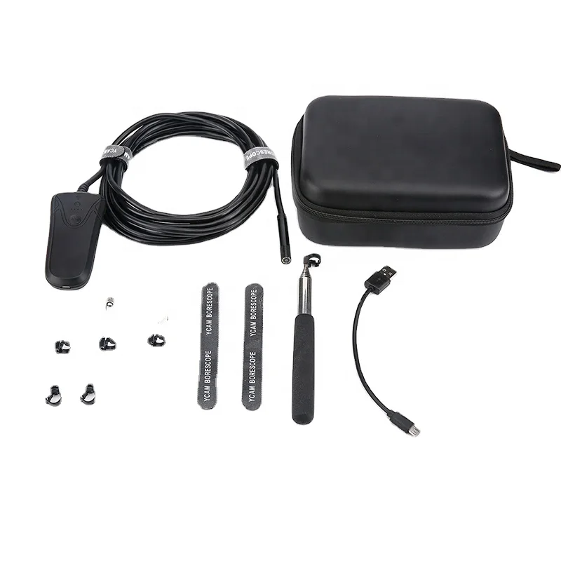 Портативная камера для осмотра труб с жестким кабелем 3,5 м 8 мм IP68 водонепроницаемая Wi-Fi камера для глубоких скважин 1080P