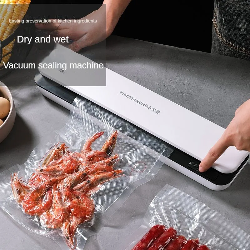Bag Sealer Dry Wet Vacuum Sealer Machine 110V 220V Automatic Household Kitchen Electric Food Vacuum Plastic Packaging Sealers