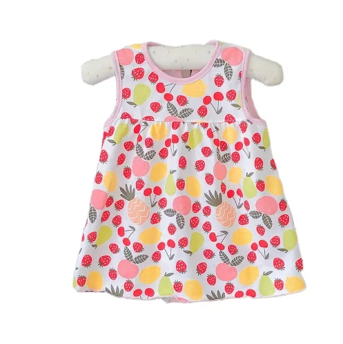 summer 100% cotton kid little girls skirt newborn clothes 12 to 18 months toddler frocks children clothing baby casual dresses