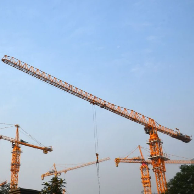 Suntec cheap price Topless Tower Crane 60M Jib  Flat-Top Tower Crane With EAC CE Certificate