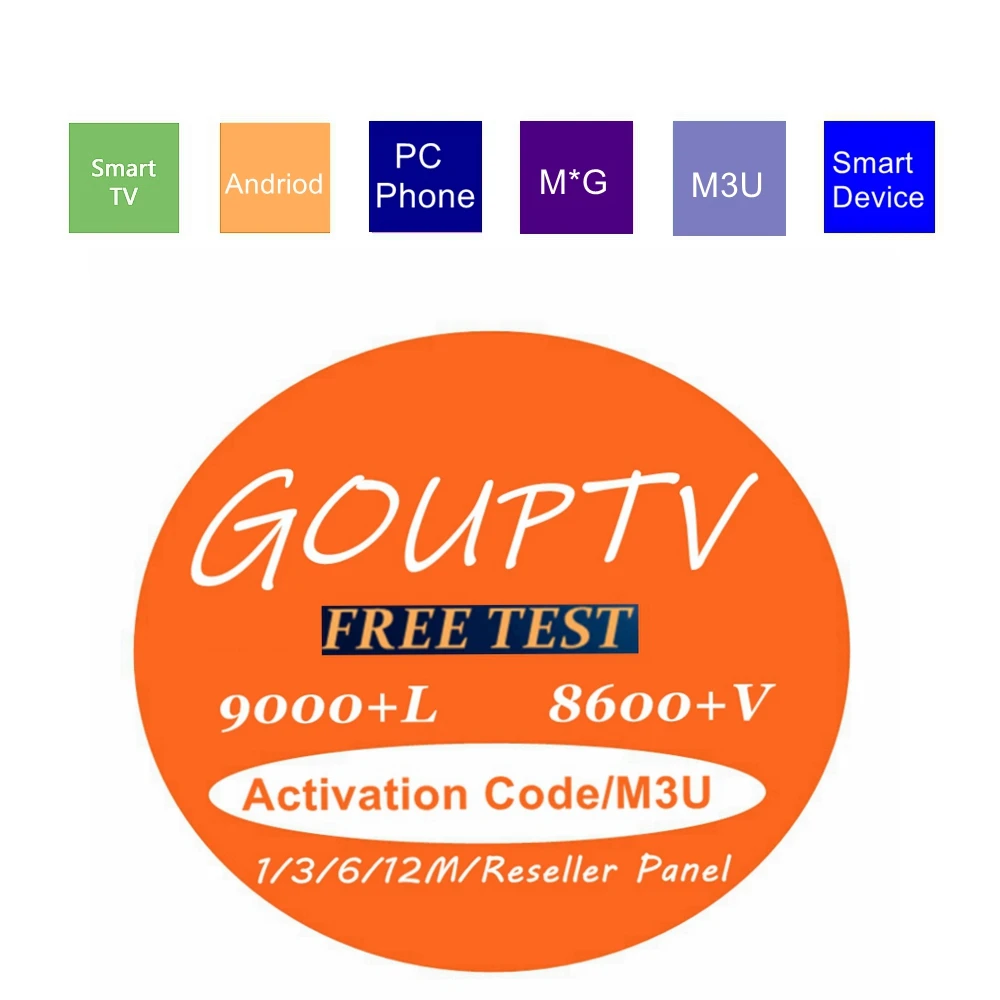 Wholesale High Quality IPTV Subscription 4K Free Test Reseller Panel 1 Year Global Live Vod