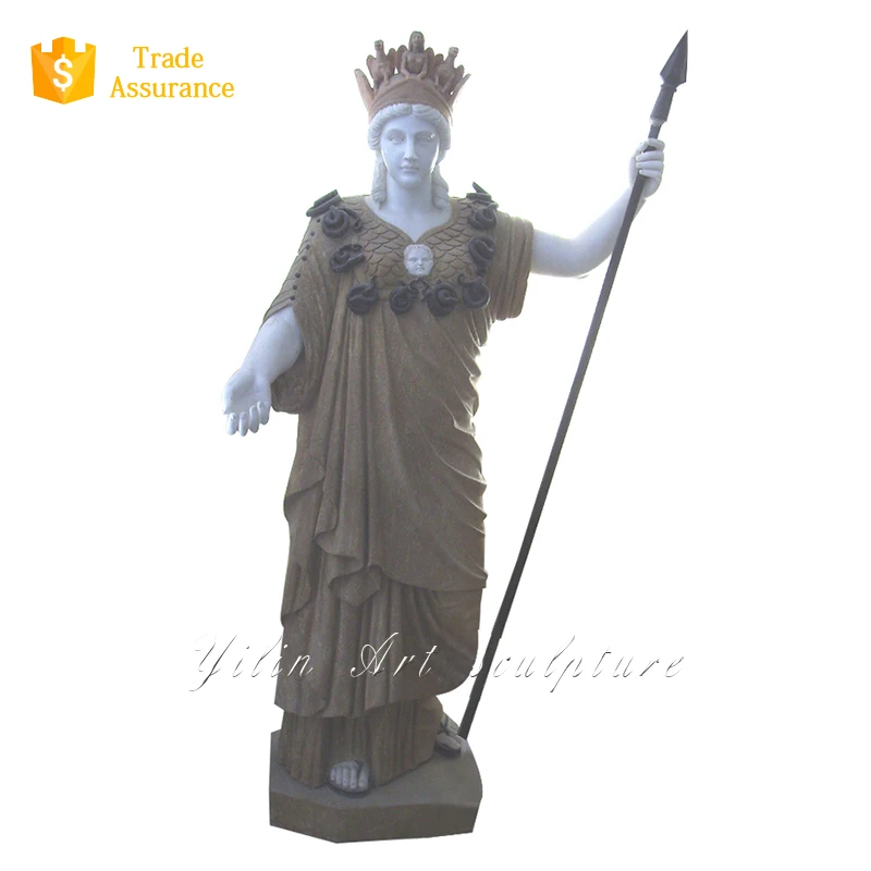 The Famous Marble Statue of Athena in Greece