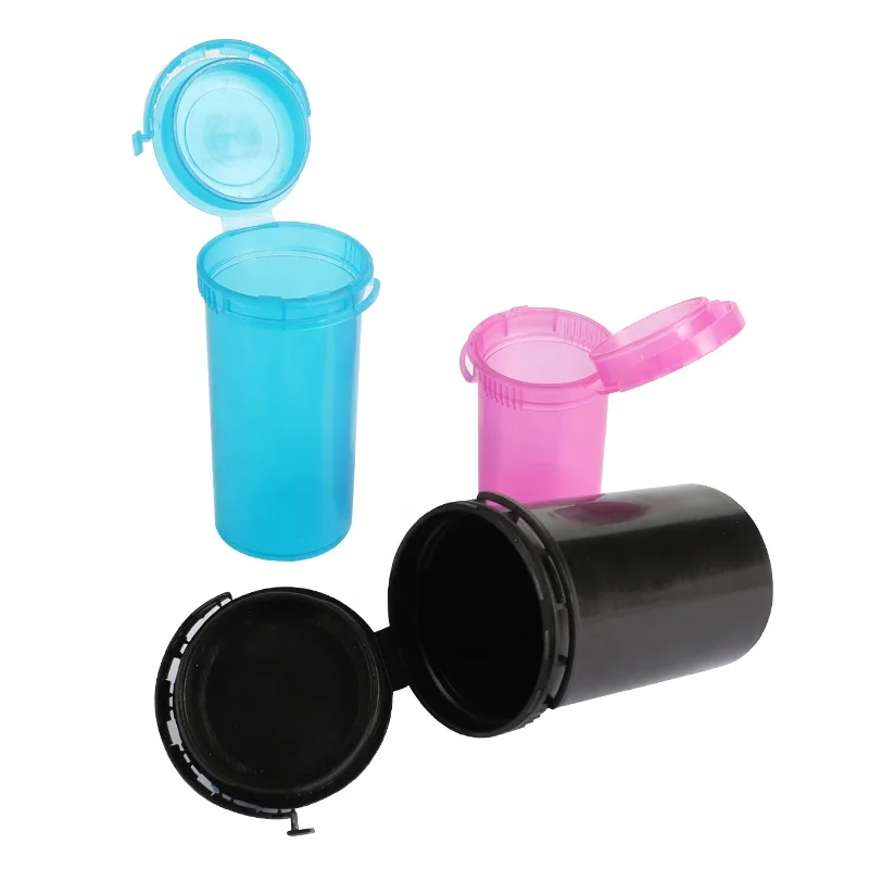 UKETA Customized Secure Tamper Evidence Airtight Odor-Proof Herbal Storage Containers Child Resistant  Pop Top plastic Tubes