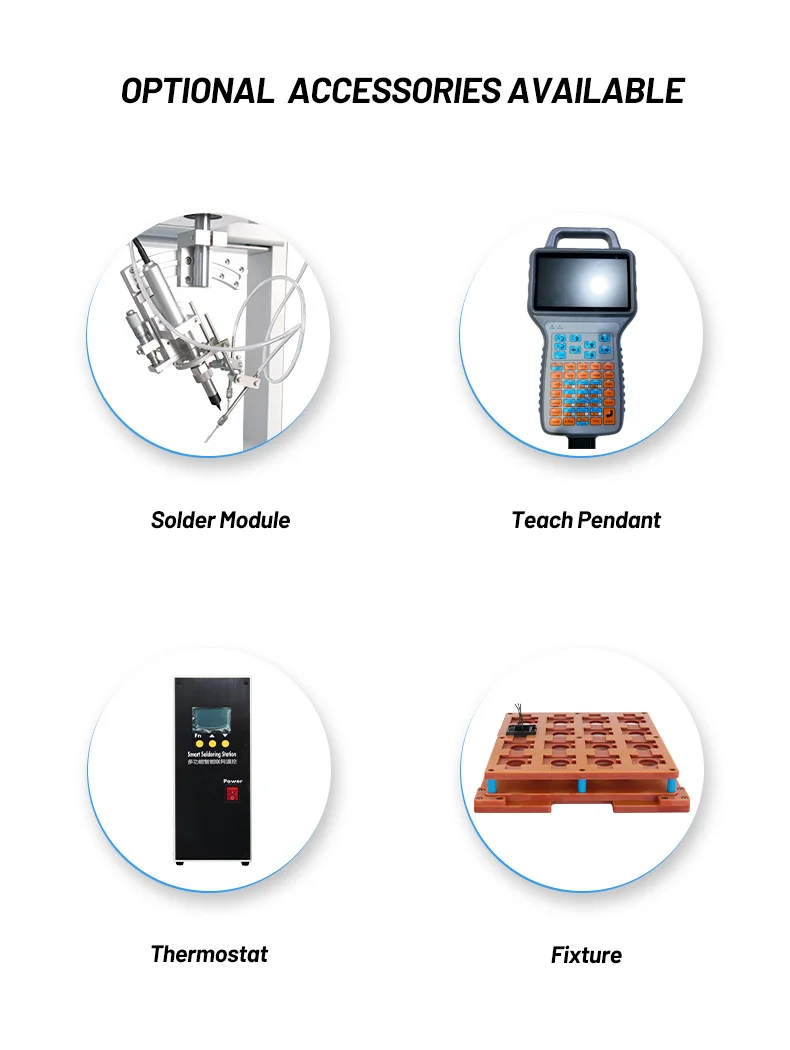 4 Axis Automation Desktop Smd Thermostat System Robotic Pcb Soldering Robot Soldering Machine Soldering Wire Automatic 3~5 Axis