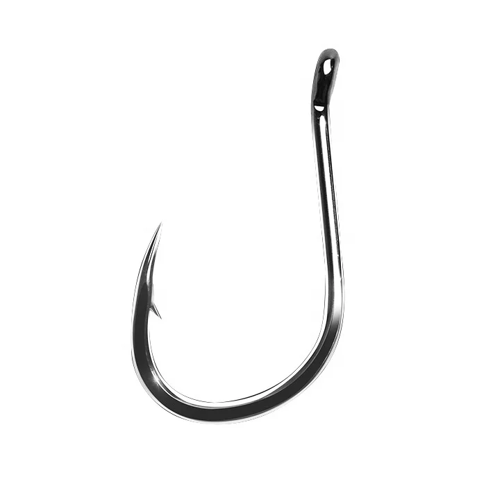 NT1-60 Factory direct sales  barb black high carbon steel fish hooks