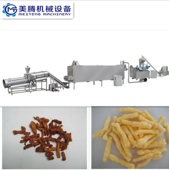 Commercial Cheese Making Machine Kurkure Food Production Line Equipment