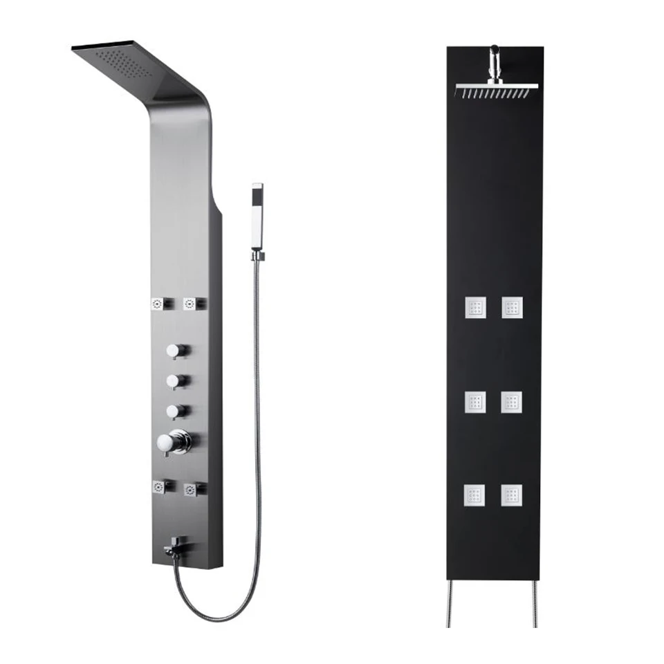 GUCI CUPC hotel villa modern wall mounted shower panel set factory wholesale