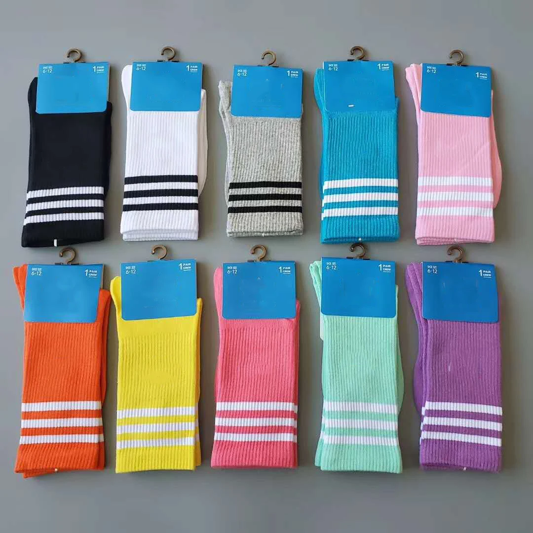 Новый дизайн, Лидер продаж, носки средней длины, цветные носки Макарон Для мужчин и женщин, спортивные носки