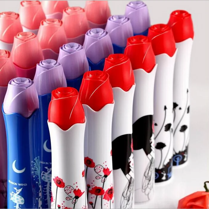 LS New different designs plastic flower rose bottle umbrella
