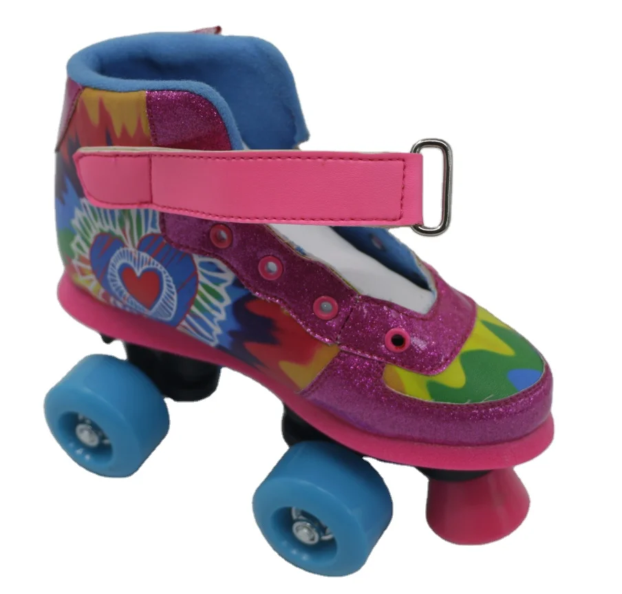 New Creation Wholesale Adjustable Kids Roller Inline Skates Pink Black Silver Red COUGAR Blue OEM  Wheel Color Chrome Feature