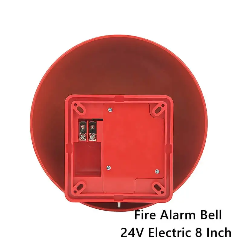 24V electric 8 Inch Bell Indoor or Outdoor Automatic Waterproof Fire Alarm Bell for Fire Alarm System