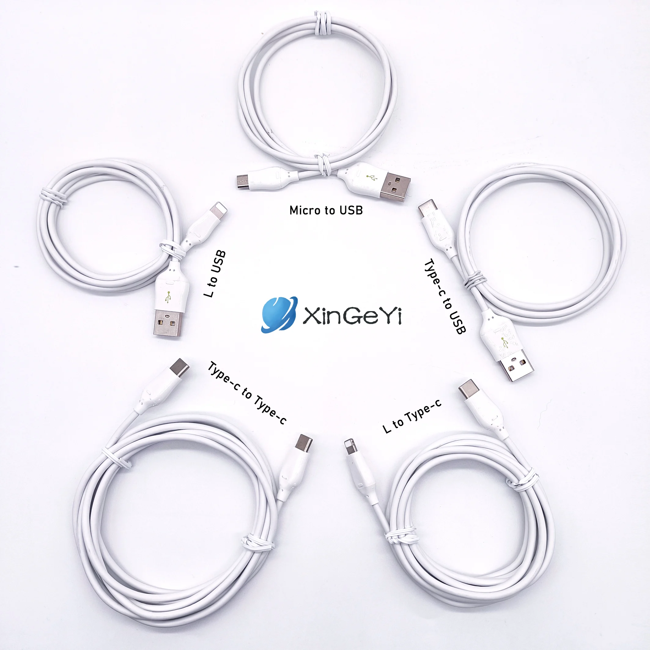 USB 2.0 Connector For iPhone Charger type-c usb cable Data Transfer Fast Charging For iPhone Mobile Phone Charger Cable