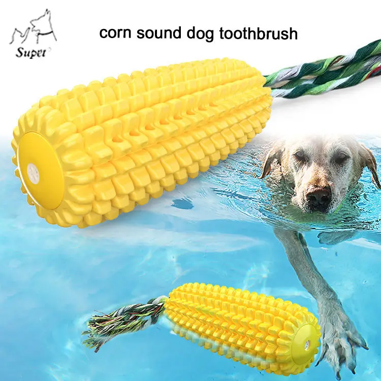 Low Moq Non Toxic Toothbrush Dog Toys Indestructible,Corn Durable Dog Chew Toy For Aggressive Chewers