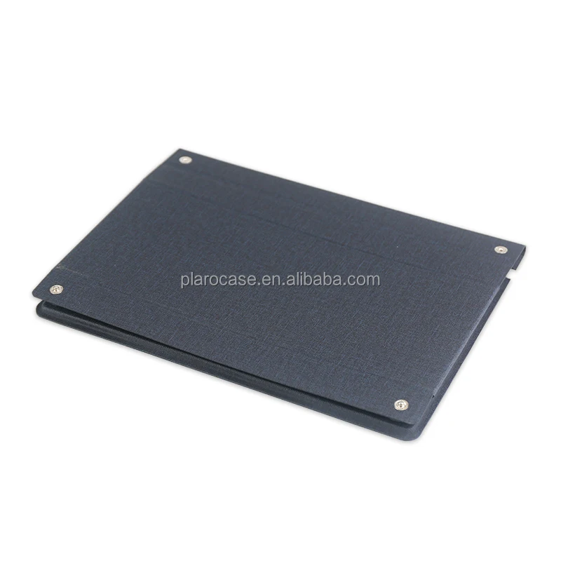 Custom LED Logo PU Leather Wireless Charging Mouse Pad with Stationery Compartment