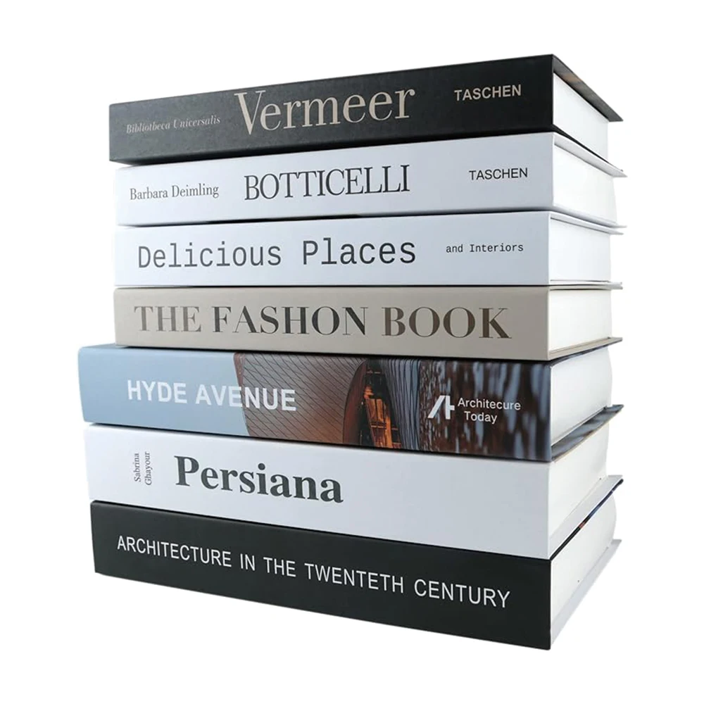 European Style Fake Antique Simulation books for Decoration, Coffee Tables, Shelves, And Living Room Decoration