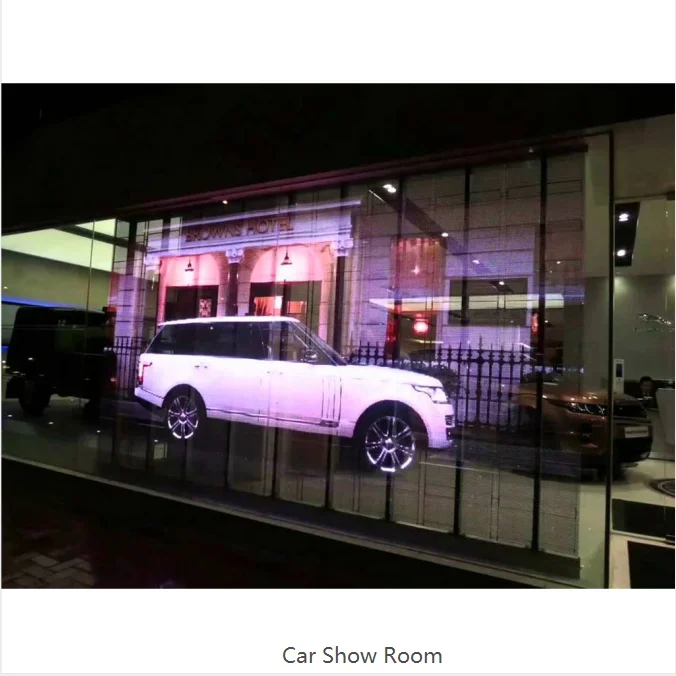 Store Window Advertising Led Display Transparent Led Screen Pantalla Led Transparente Glass Led Screens