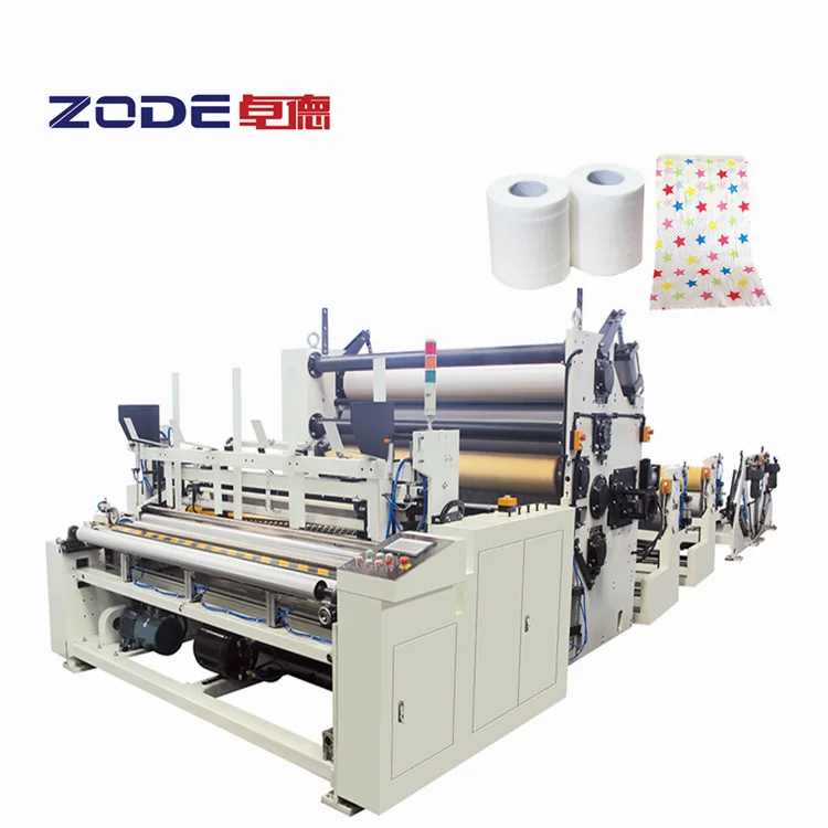 New machine for small business fully automatic toilet tissue paper rewinding making machine price