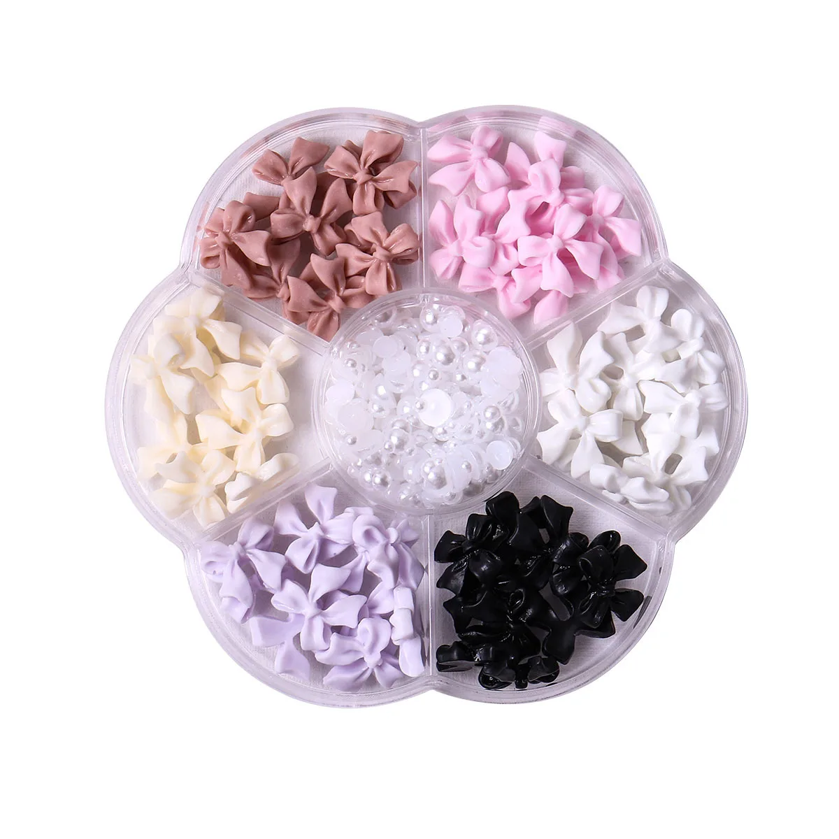 Nail Butterfly Rhinestone Nail Art Tools Shiny Lightweight 3D Colorful Nail Bow Rhinestone Bow Ornaments Fashion Style