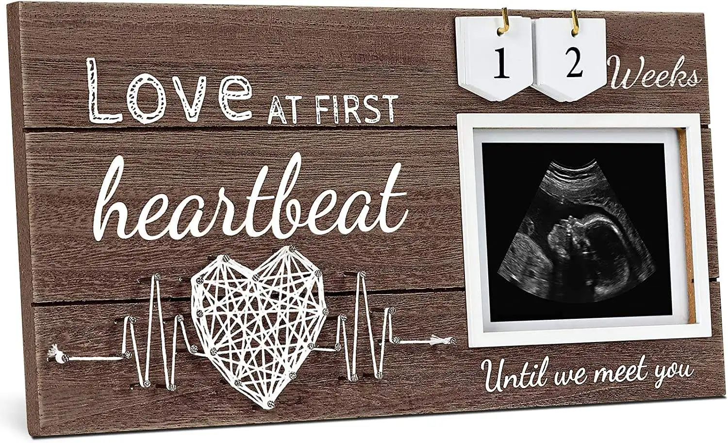 Customized Supplier Ultrasound Sonogram Mothers Day Pregnancy Gifts Wooden Photo Frame Baby Picture Frame