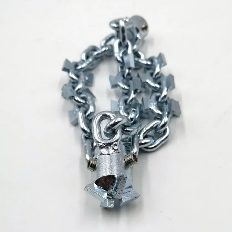 LEADFEN with drill-head drain clog remover DN100mm pipe cleaning cutter 10mm flexible shaft cable drain cleaning knocker