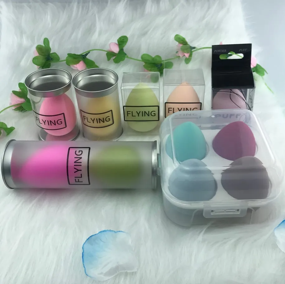 Manufacturer Well Made Unique Cute Design 40x60mm Single Color Makeup Sponge