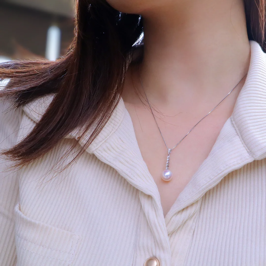 Customized 2024 New Design 18k Gold with Diamond Dainty Mother of Pearl Jewelry Sunshine Necklace