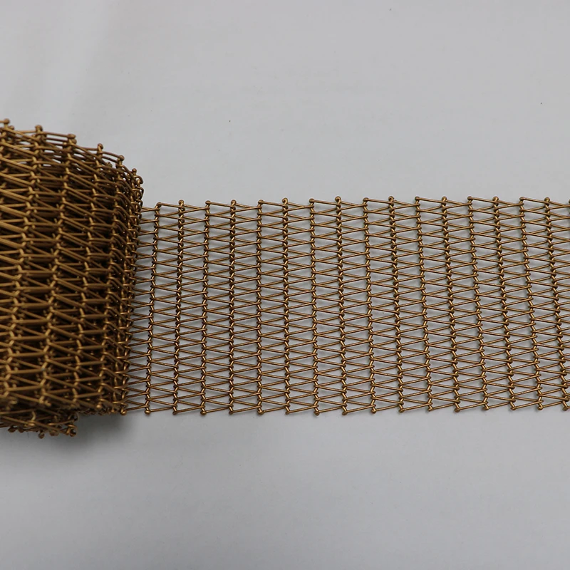 Stainless steel metal mesh fabric clothing stainless steel woven wire mesh screen conveyor belt