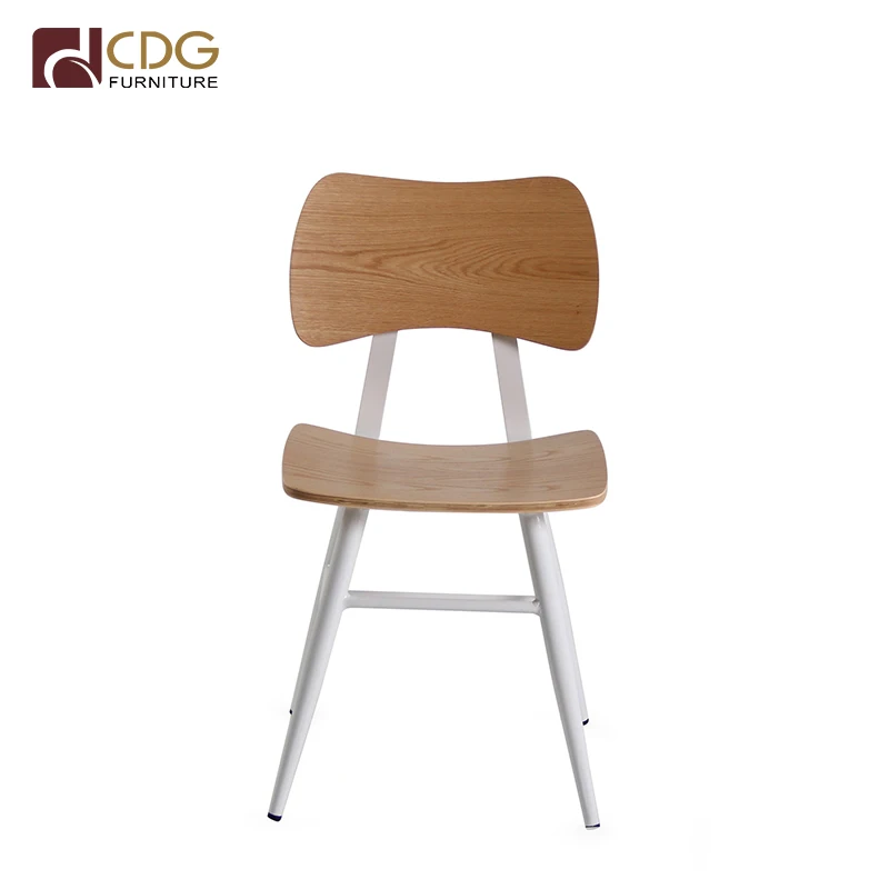 Hot Sale Wooden Furniture Metal Frame Wood Restaurant Dining Chair