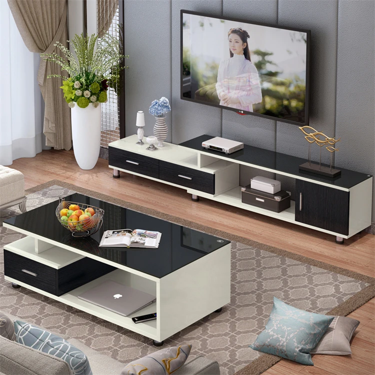 New Living Room Furniture Set Modern TV Stand Coffee Center Table Cheap TV Cabinet