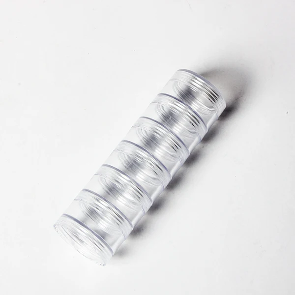 21834 6pcs stackable bead storage box stationary storage box
