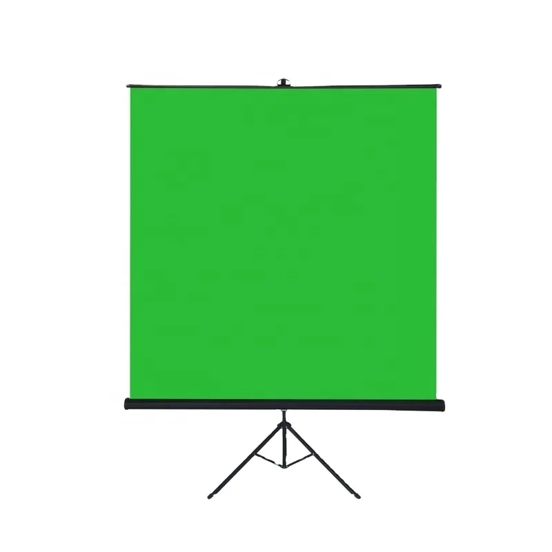 Foldable portable customized  tripod live broadcast green oxford cloth screens