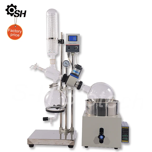 Laboratory Small Rotary Evaporator 5L Manual Lifting Experimental Evaporation Instrument