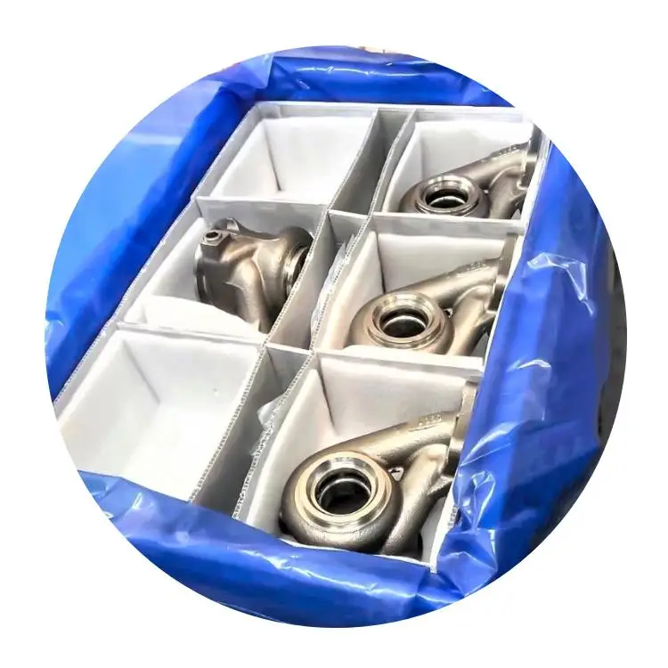 liner cubic plastic bags for packing iron and steel mechanical parts corrosion preventing antirust poly vci bags