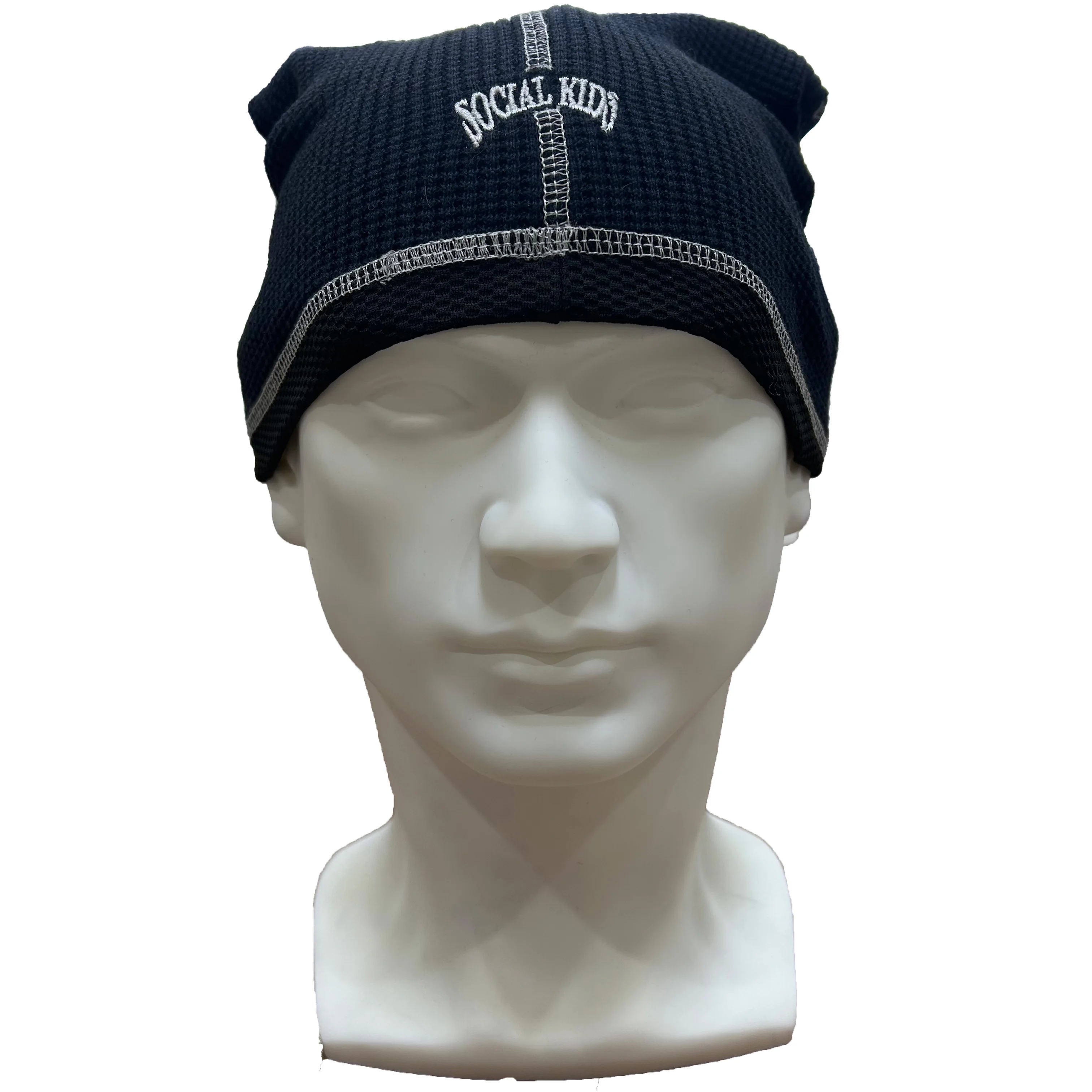 Оптовая продажа, зимние теплые вязаные шапки с индивидуальным логотипом, мужские вязаные шапки, дизайнерские шапки с черепом