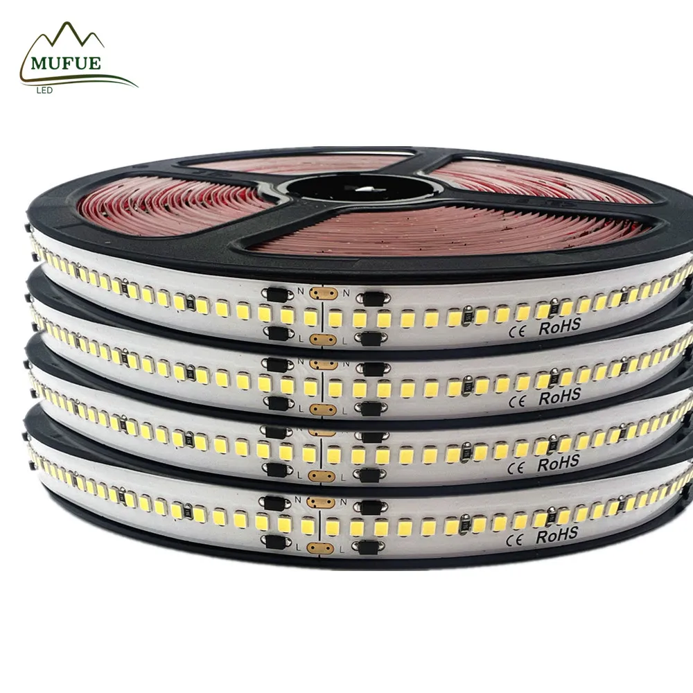 Hotel garden IP65 smd 2835 120leds/m AC 110V 220V strip led tape light not need Drive