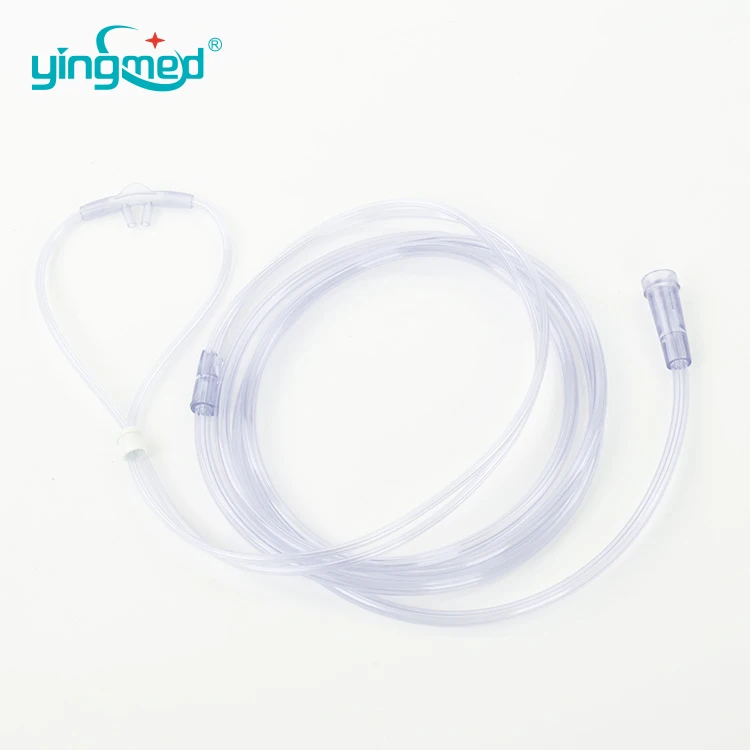 Medical pvc disposable nasal oxygen cannula
