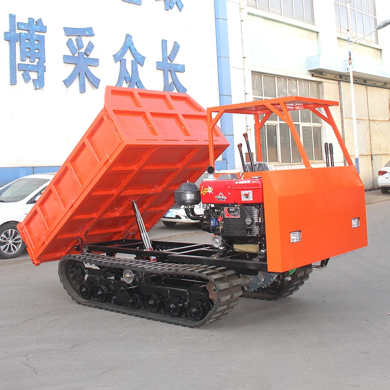 All-Terrain Hydraulic Mini Truck Tracked Dumper Crawler Dump Truck with Diesel  Engine CE APPROVAL