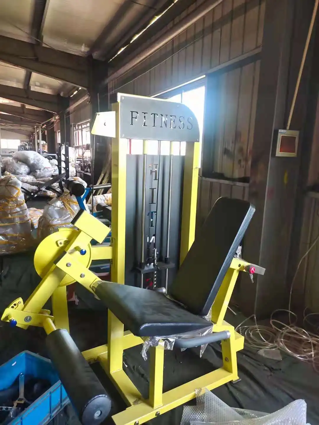 Strength Pin Loaded Free Weight Dual Function Seated Commercial Leg Extension Leg Curl Machine